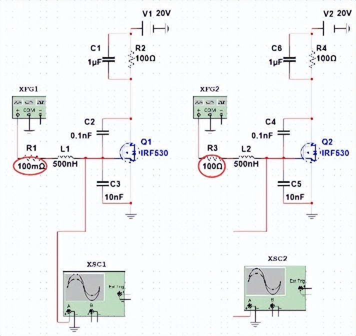 MOS switch circuit design: a practical case study and the influence of PCB routing parasitic inductance