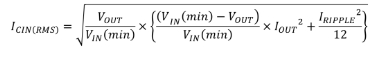 电容纹波电流有效值计算公式