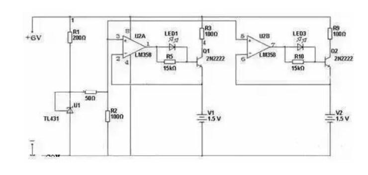 lm358碱性电池充电器电路图